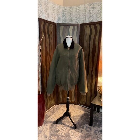 Vintage Carhartt Santa Fe jacket in faded olive green. Unsized. See description. - Picture 1 of 15